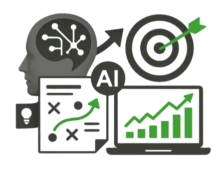 Strategy development for AI content