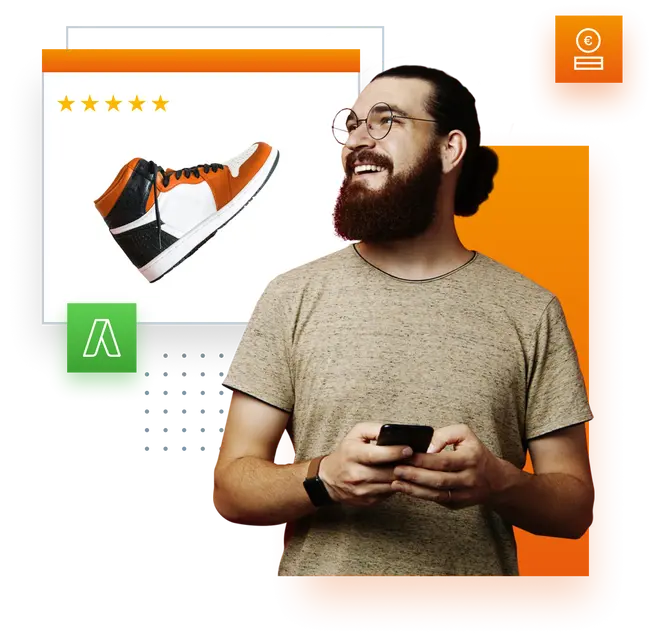 man with mobile phone